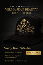 Load image into Gallery viewer, Gold 3D lettered luxe trucker hat