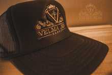 Load image into Gallery viewer, Gold 3D lettered luxe trucker hat