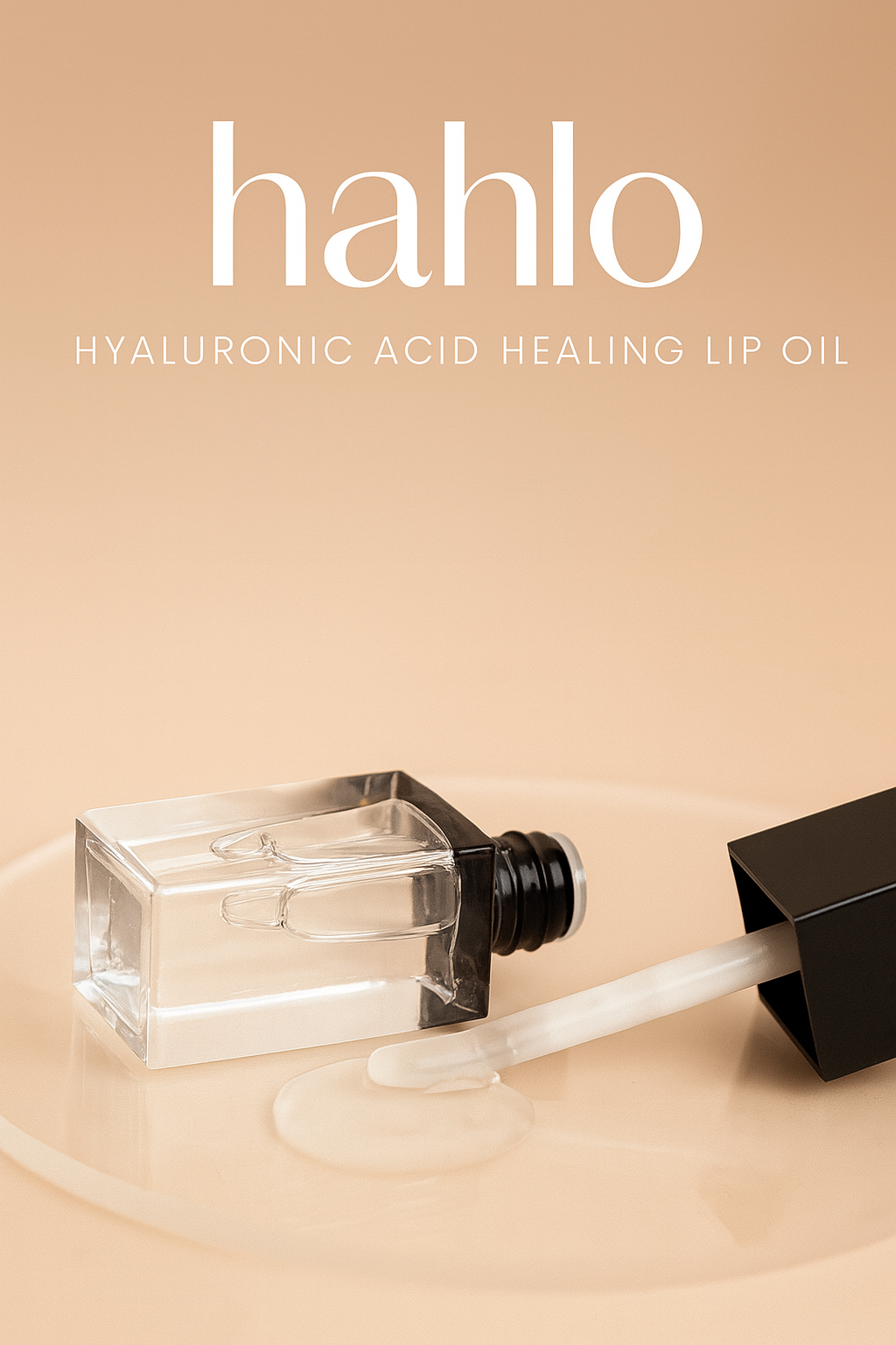 Hyaluronic acid healing lip oil