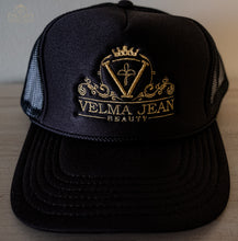 Load image into Gallery viewer, Gold 3D lettered luxe trucker hat
