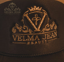 Load image into Gallery viewer, Gold 3D lettered luxe trucker hat
